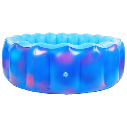 Hyper Tie-Dye Inflatable Pool – Blue/Purple