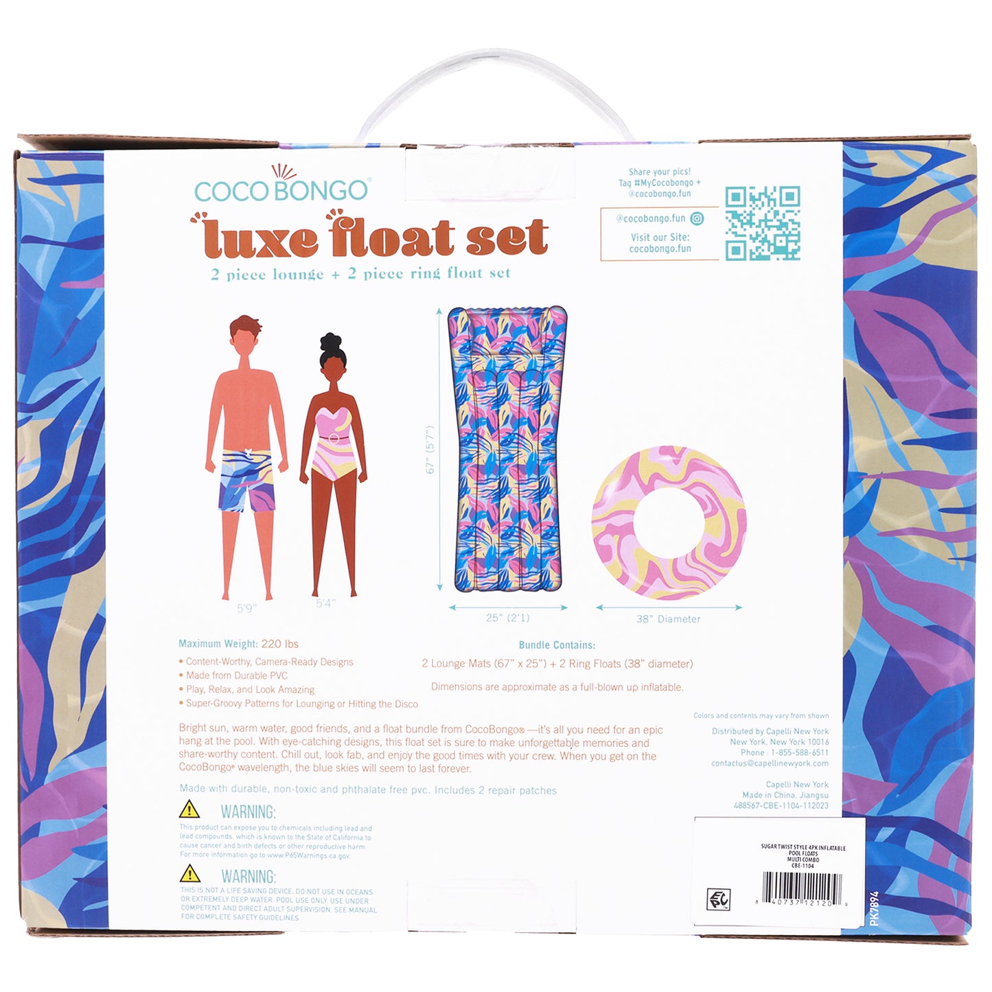 Tropical Sugar Twist Luxe Float Set 4PK