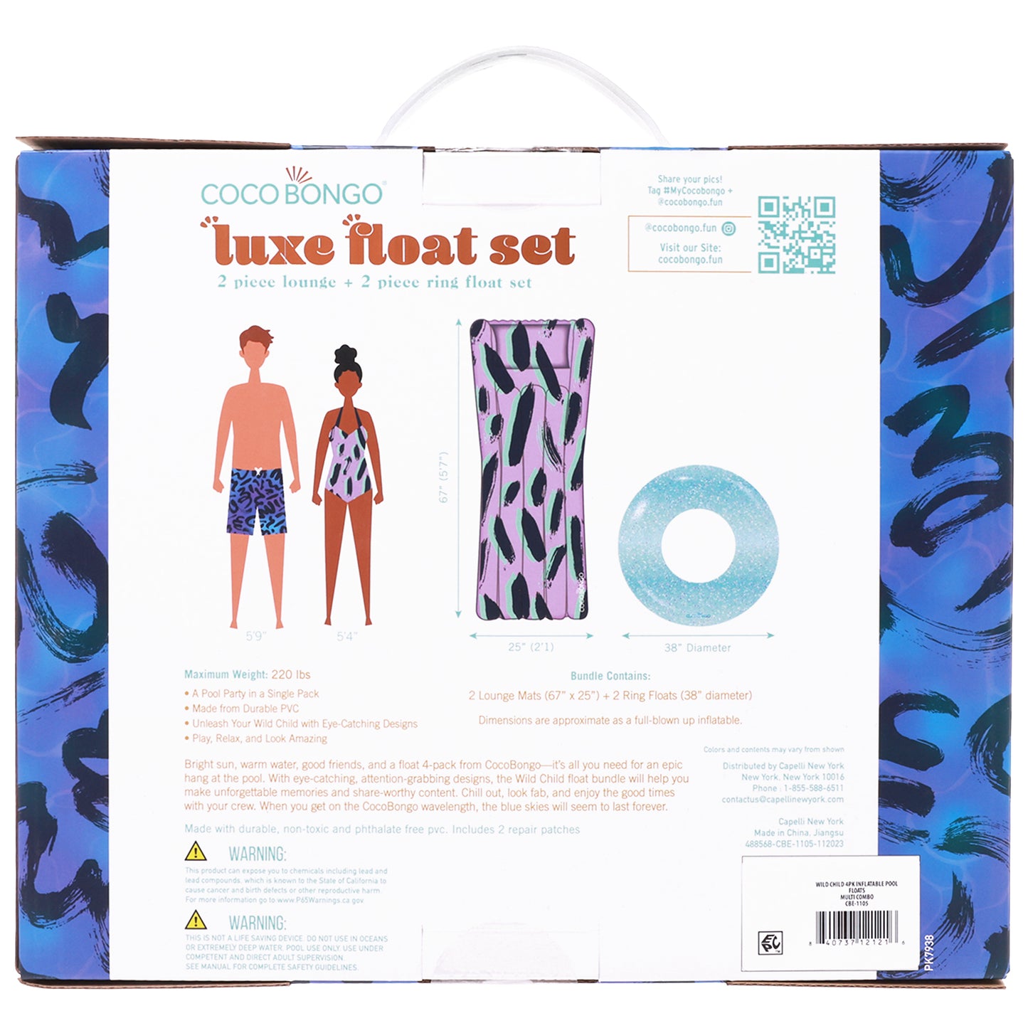 Wild Child Luxe Float Set 4PK